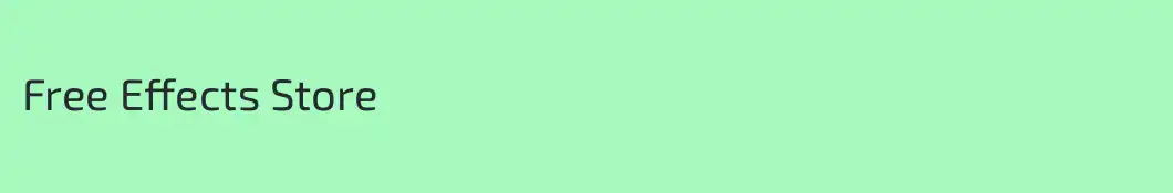 Free Effects Store